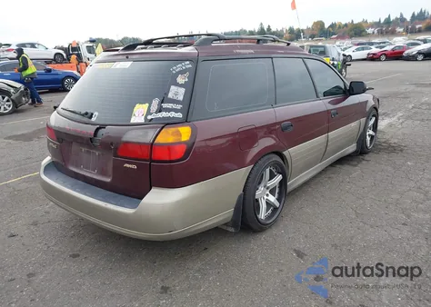 2000 Subaru Outback z USA, uszkodzony, nr VIN 4S3BH6655Y6643976